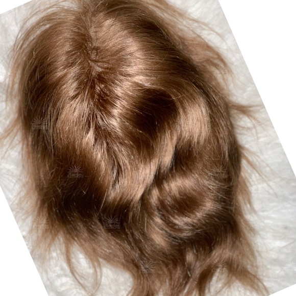 HD Film Topper / Toupee with virgin blonde hair - Picture 7 of 9